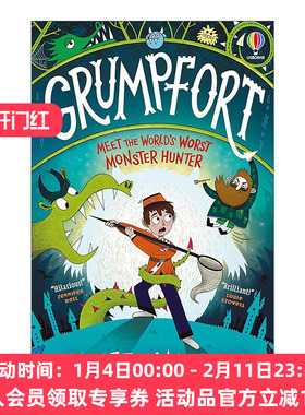 英文原版 Grumpfort Meet the World's Worst Monster Hunter 怪物猎人 格朗福特 儿童动作冒险插图小说 英文版 进口英语原版书籍