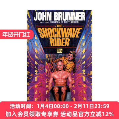 英文原版 The Shockwave Rider 电波骑士 科幻小说 John Brunner约翰·布鲁纳英文版 进口英语原版书籍
