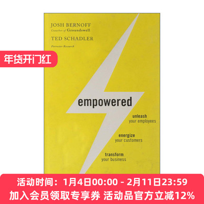 英文原版 Empowered 创新推动者 互联网时代的企业英雄 哈佛商业评论 公众风潮作者Josh Bernoff 精装 英文版 进口英语原版书籍
