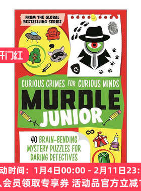 英文原版 Murdle Junior 谋杀谜团青少版 破解40个推理逻辑谜题 解谜益智图书 英文版 进口英语原版书籍