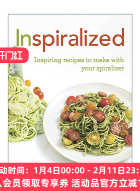 英文原版 Inspiralized 螺旋化菜谱 用螺旋搅拌器做出创意菜式 Ali Maffucci 英文版 进口英语原版书籍