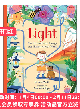 英文原版 Light The Extraordinary Energy that Illuminates Our World 光的科学 照亮我们的世界 儿童科普百科绘本精装 英文版
