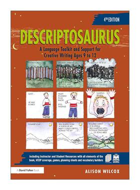 英文原版 Descriptosaurus 创造性写作 提高创意写作9-12岁 第4版 精装 英文版 进口英语原版书籍