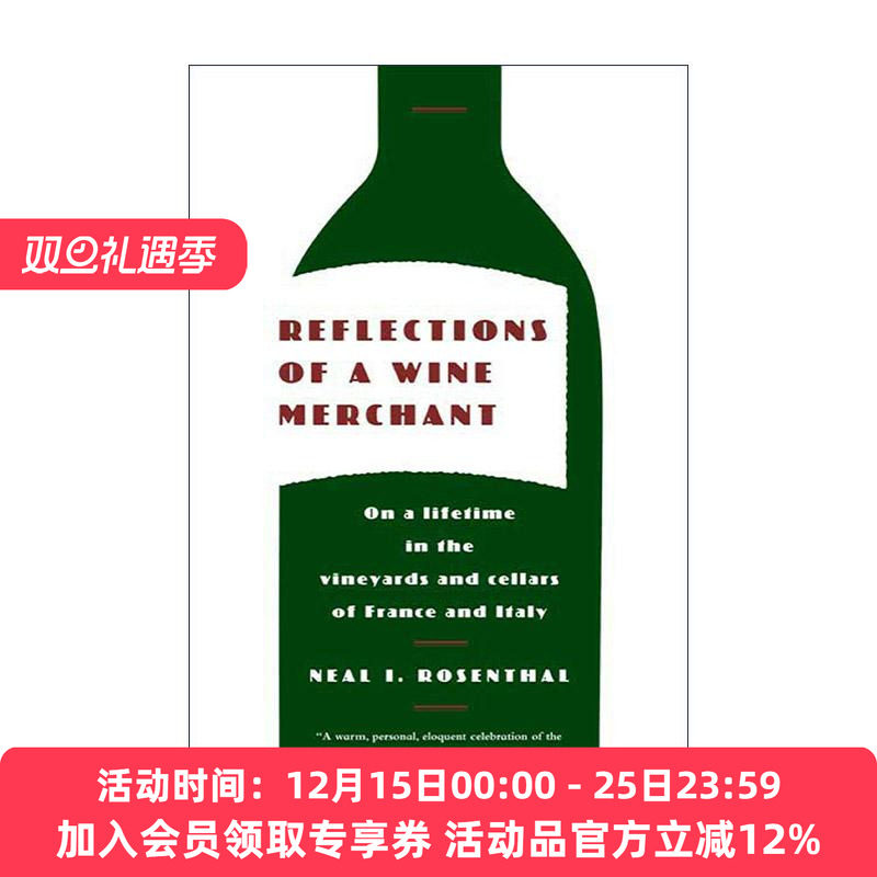 英文原版 Reflections of a Wine Merchant 一个酒商的思考 英文版 进口英语原版书籍
