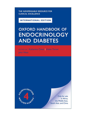 牛津内分泌与糖尿病手册 英文原版 Oxford Handbook of Endocrinology and Diabetes 第四版 英文版 进口英语原版书籍