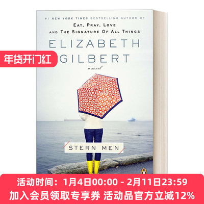 严肃的男人 英文原版 Stern Men 幽默小镇海边故事小说 一辈子做女孩作者Elizabeth Gilbert 英文版 进口英语原版书籍