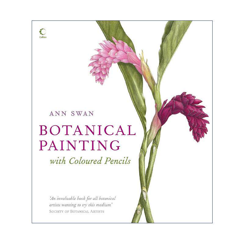 英文原版 Botanical Painting With Coloured Pencils 彩铅植物艺术 助你提升技法的手绘课 精装 英文版 进口英语原版书籍