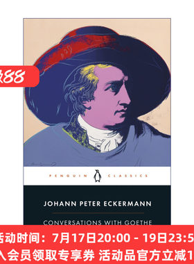 英文原版 Conversations with Goethe 歌德谈话录 约翰·彼得·埃克曼 企鹅黑经典 英文版 进口英语原版书籍