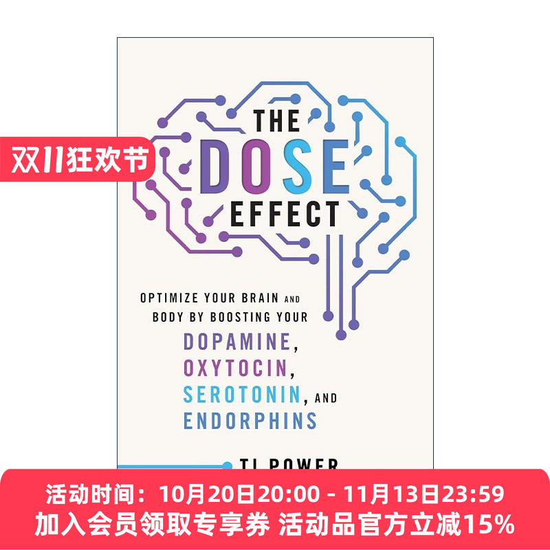 英文原版 The DOSE Effect 剂量效应 一本关于身心荷尔蒙关联的鼓舞人心的自我疗愈指 精装 英文版 进口英语原版书籍
