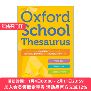 英文原版 Oxford School Thesaurus 2023 牛津学生英语同义词词典 英文版 进口英语原版书籍