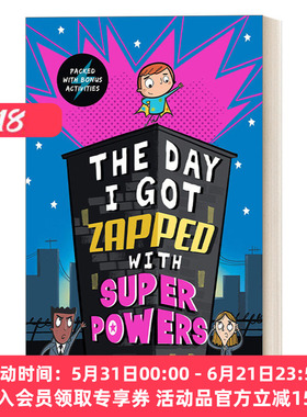 我被赋予超能力的那一天 英文原版 The Day I Got Zapped with Super Powers 英文版 进口英语原版书籍