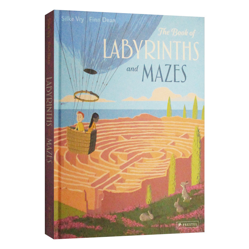 华研原版 英文原版 The Book of Labyrinths and Mazes 迷宫之书 精装 英文版 进口英语原版书籍