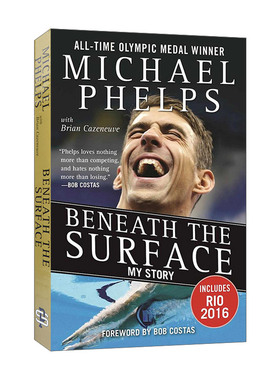英文原版 Beneath the Surface 菲尔普斯自传 英文版 进口英语原版书籍