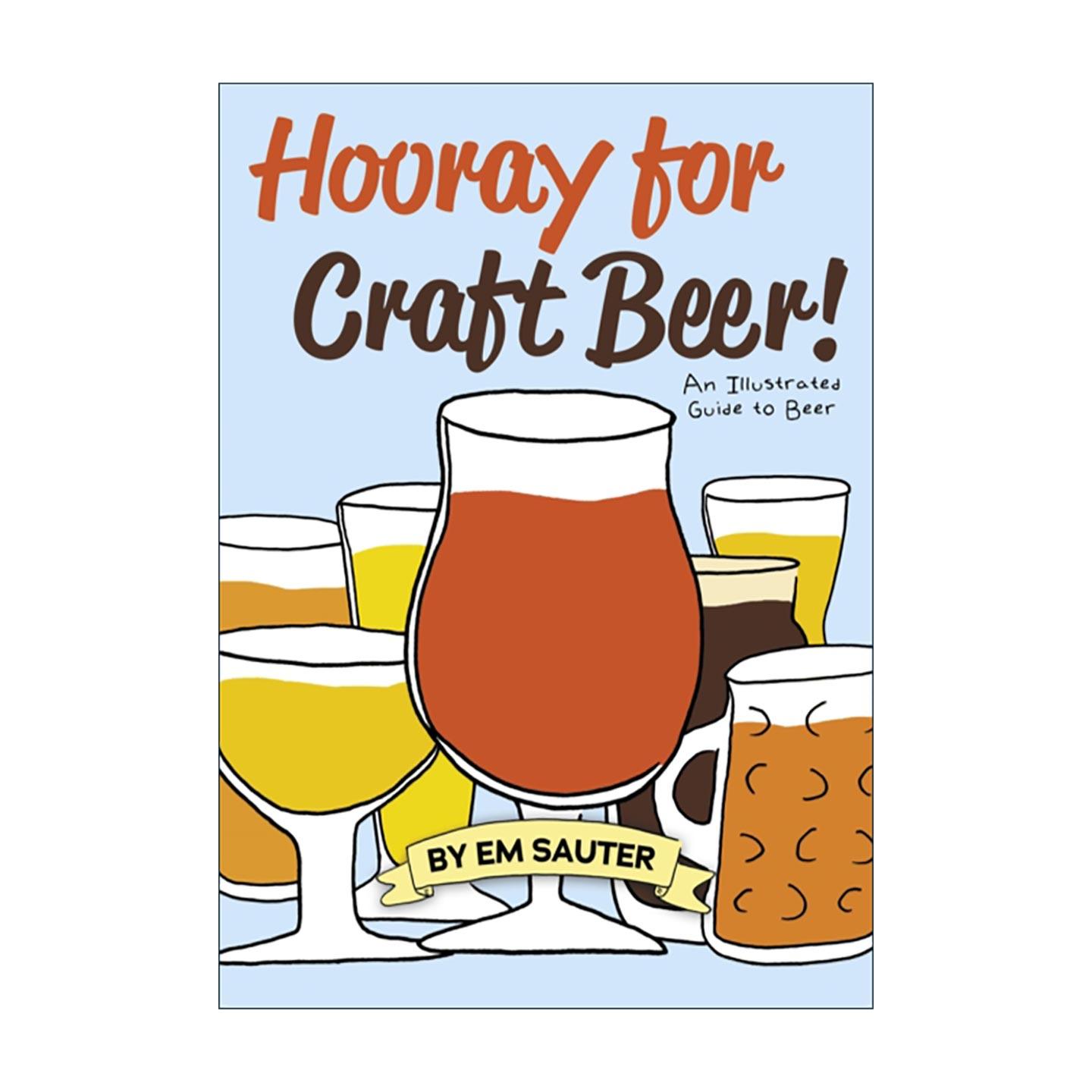 英文原版 Hooray for Craft Beer 精酿啤酒 全彩图解指南 英文版 进口英语原版书籍