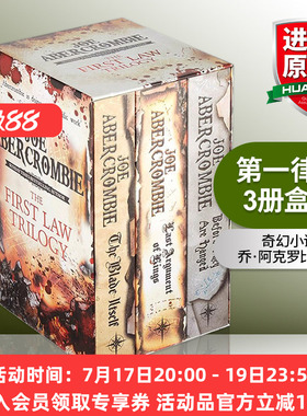 英文原版 The First Law Trilogy Boxed Set 第一律法3册盒装 奇幻小说 乔 阿克罗比 英文版 进口英语原版书籍