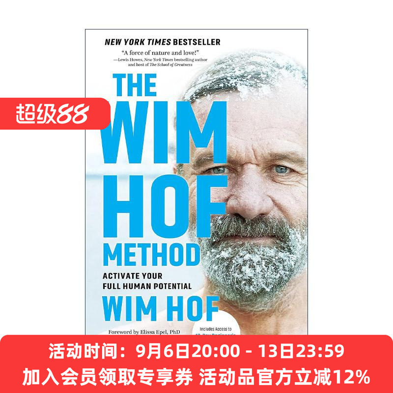 英文原版 The Wim Hof Method 不怕冷的秘密 荷兰冰人自传 呼吸疗法书单 英文版 进口英语原版书籍