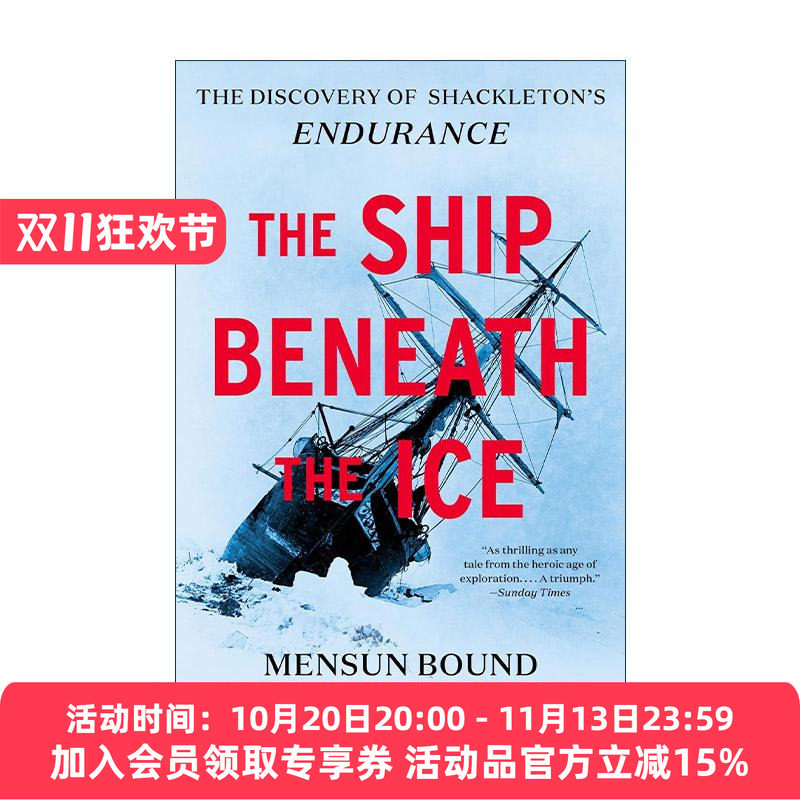 英文原版 The Ship Beneath the Ice 冰下之船 沙克尔顿耐力号的发现 英文版 进口英语原版书籍