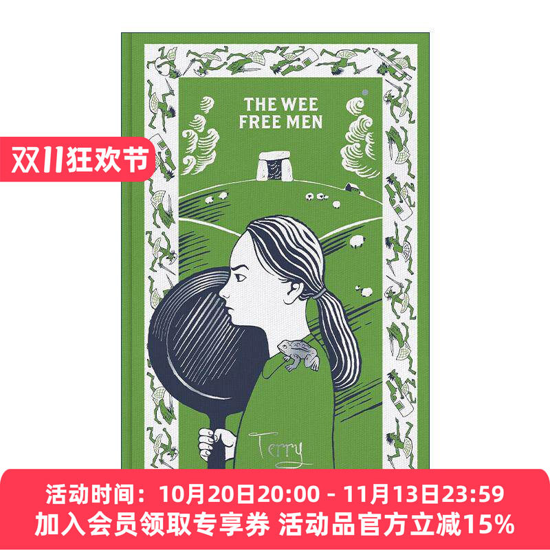 英文原版 The Wee Free Men 碟形世界30 实习女巫和小小自由人 精装收藏版 英文版 进口英语原版书籍