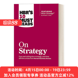 哈佛商业评论 英文原版 HBR's 10 Must Reads on Strategy 重塑战略 英文版 进口英语原版书籍