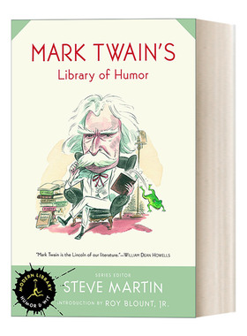 马克吐温的幽默图书馆 英文原版 Mark Twain's Library of Humor Modern and Wit 兰登书屋现代图书馆 进口英语书籍