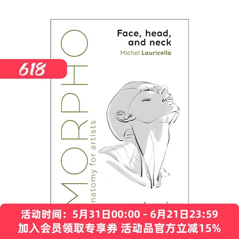 英文原版 艺用人体结构 脸 头部 脖子 绘画教程 Morpho Face Head and Neck Anatomy for Artists 英文版 进口英语原版书籍