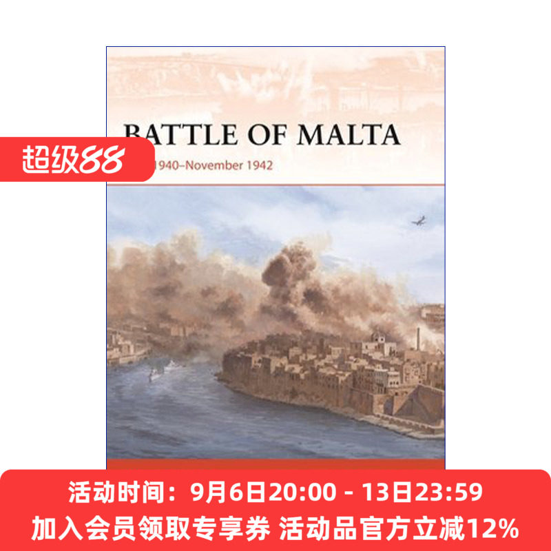 二战英军马耳他岛保卫战1940 英文原版 Battle of Malta 战争历史系列 英文版 进口英语原版书籍