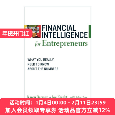 企业家的财务智慧 英文原版 Financial Intelligence for Entrepreneurs 哈佛商业评论 Karen Berman 英文版 进口英语原版书籍