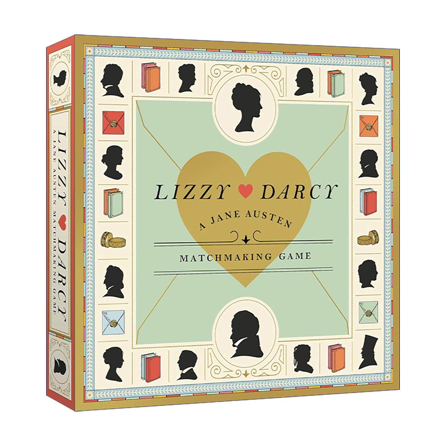 英文原版 Lizzy Loves Darcy 简奥斯汀 傲慢与偏见 经典内容配对问题 棋盘游戏 英文版 进口英语原版书籍
