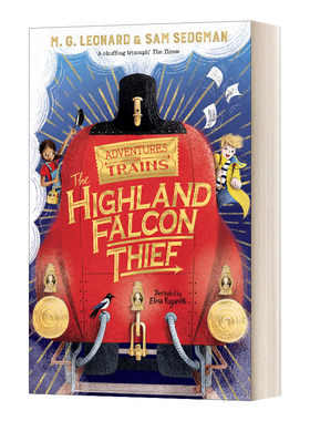 英文原版 The Highland Falcon Thief 火车冒险系列1：高地猎鹰号上的盗贼 儿童悬疑章节小说 英文版 进口英语原版书籍