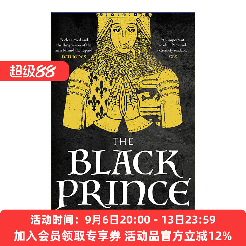 黑太子 英文原版 The Black Prince 中世纪欧洲骑士精神之花的传奇 迈克尔·琼斯 英文版 进口英语原版书籍