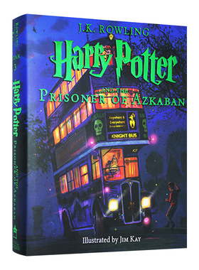 哈利波特与阿兹卡班的囚徒 英文原版 Harry Potter and the Prisoner of Azkaban 哈利波特3 彩绘插图大开精装收藏版英文版进口书