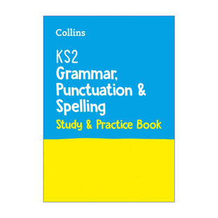 柯林斯小学SATs英语语法 标点和拼写练习 Practice Punctuation KS2 Book Spelling Collins SATs Study and 英文原版 Grammar