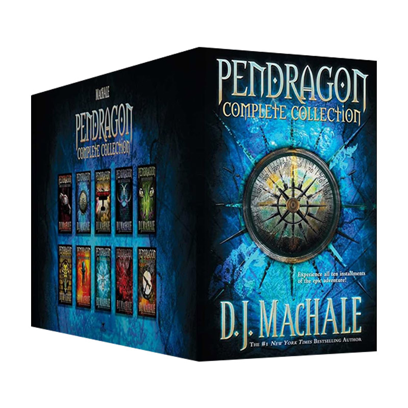 英文原版 Pendragon Complete Collection 超时空少年10册盒装 英文版 进口英语原版书籍