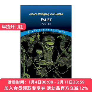 英文原版 Faust 浮士德 歌德经典戏剧 Dover Thrift Editions 英文版 进口英语原版书籍