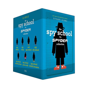 School 英文原版 进口英语原版 英文版 SPYDER The 间谍学校顶级机密7册盒装 Boxed vs. Collection Set 精装 书籍 Spy