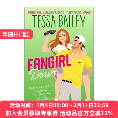 英文原版 Fangirl Down 高尔夫之恋 Tessa Bailey泰莎贝利 畅销浪漫爱情小说 英文版 进口英语原版书籍