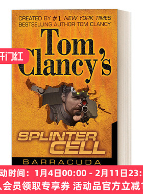 英文原版 Tom Clancy's Splinter Cell 02 Operation Barracuda 汤姆克兰西细胞分裂2 梭鱼行动 David Michaels 进口英语原版书籍