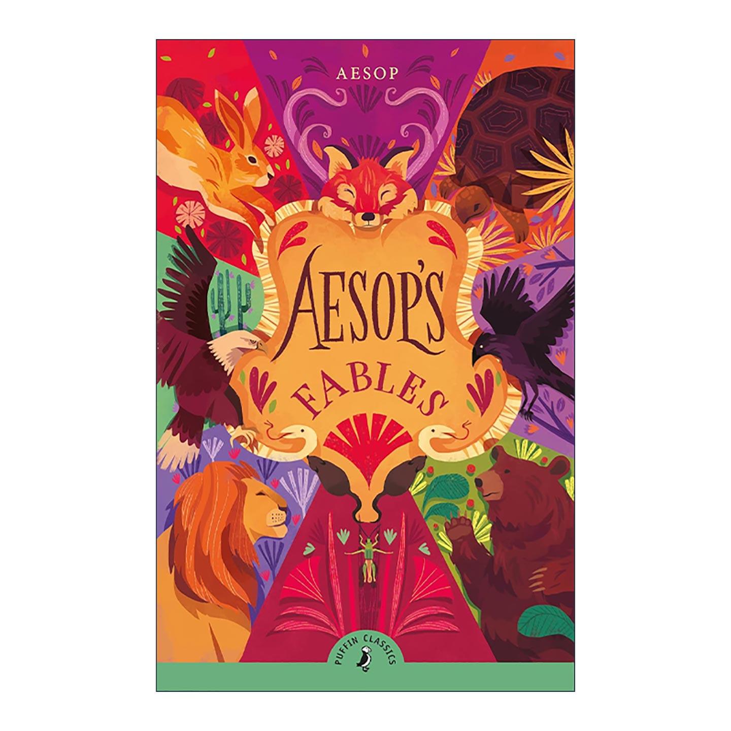 英文原版 Aesop's Fables 伊索寓言 Puffin海雀儿童经典系列 英文版 进口英语原版书籍