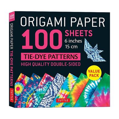 英文原版 Origami Paper 100 Sheets Tie-Dye Patterns 6