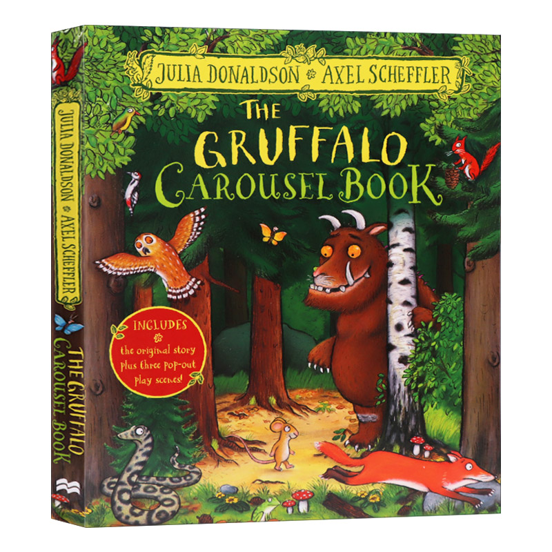 英文原版 The Gruffalo Carousel Book 咕噜牛旋转立体书 茱莉亚·唐纳森 精装 英文版 进口英语原版书籍