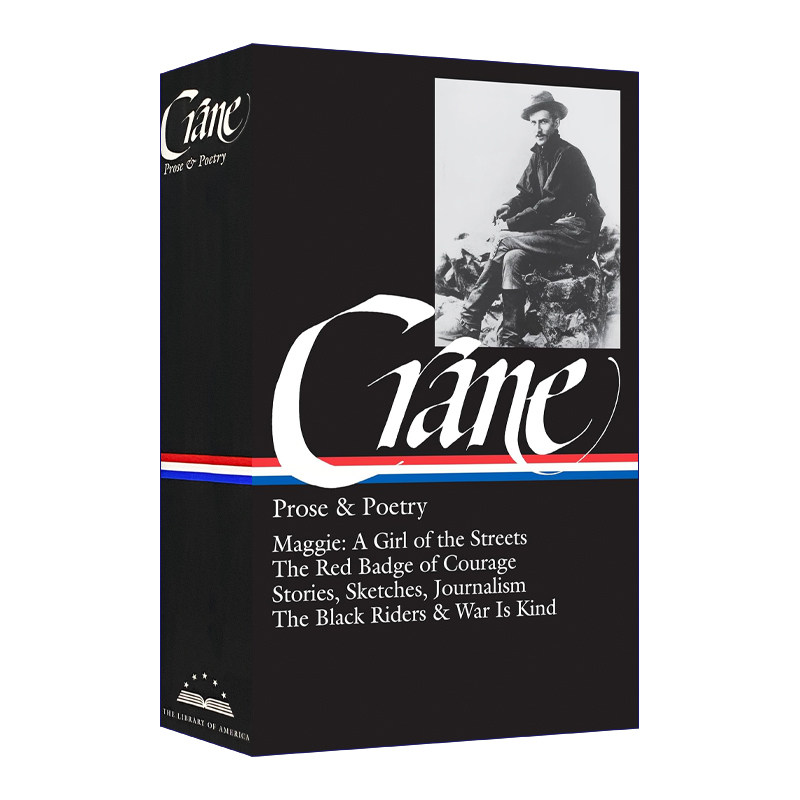 英文原版 Stephen Crane Prose & Poetry (LOA #18) 斯蒂芬·克莱恩 散文和诗歌 精装 英文版 进口英语原版书籍 小说