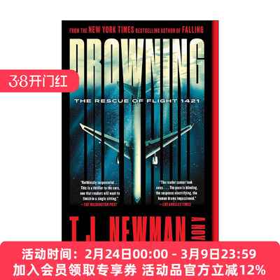 英文原版 Drowning 溺水 1421航班的救援 惊悚小说 英文版 进口英语原版书籍