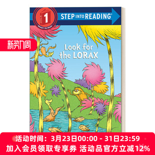 Look 苏斯博士 英文原版 for into 英文版 寻找Lorax the 进口英语原版 Dr. Reading Seuss Step 寻找 书籍 Lorax