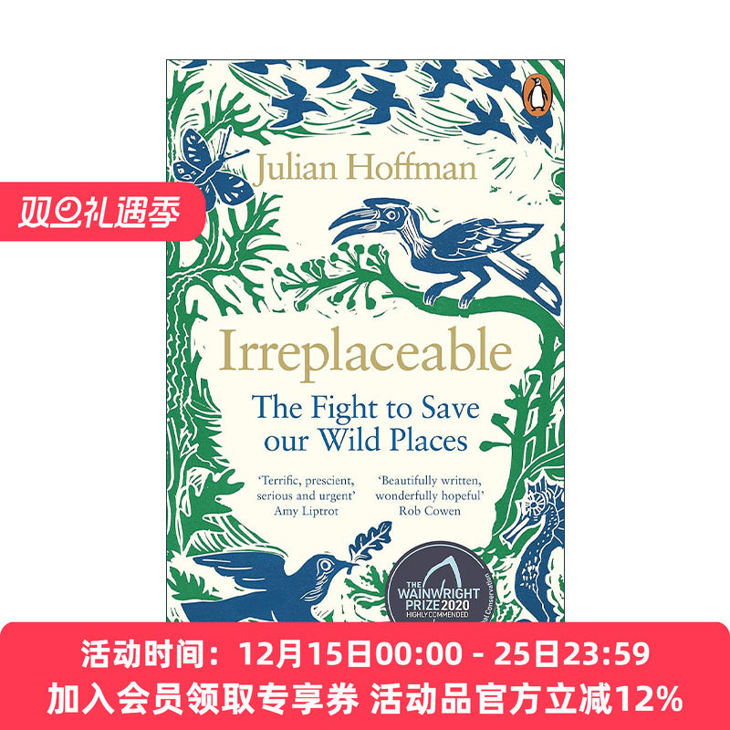 英文原版 Irreplaceable 无可取代 拯救荒野之战 Julian Hoffman 英文版 进口英语原版书籍