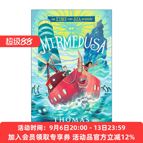 英文原版 An Eerie-on-Sea Mystery Mermedusa 梅尔梅杜莎 海怪传说系列5 儿童悬疑奇幻冒险小说 托马斯・泰勒 英文版 进口原版书