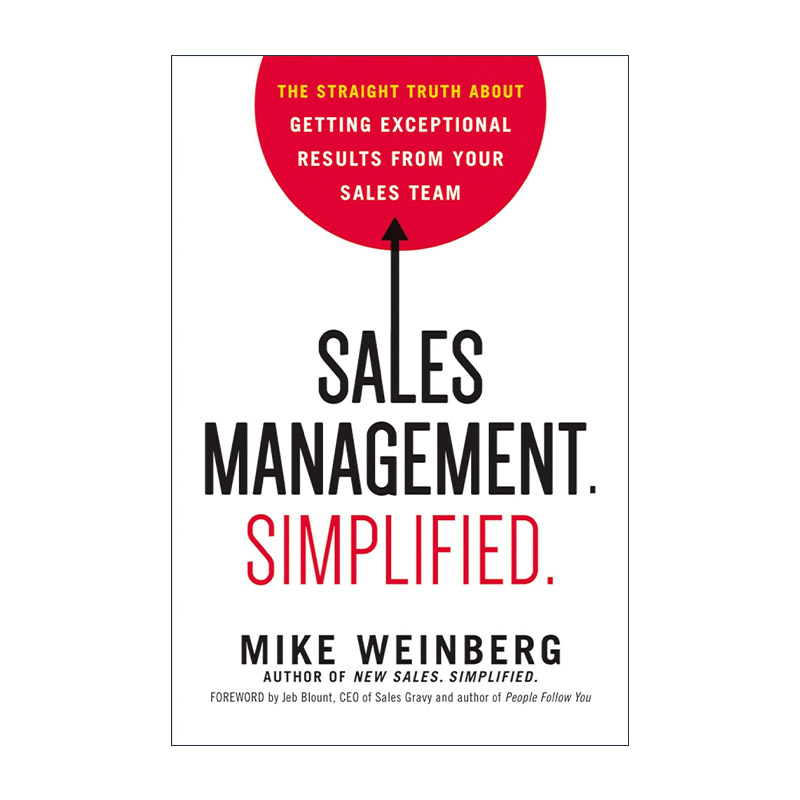 英文原版 Sales Management.Simplified.建立高效销售运营体系 精装 英文版 进口英语原版书籍