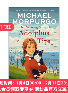 英文原版 The Amazing Story Of Adolphus Tips 寻猫奇遇记 英国国宝级儿童文学作家迈克尔·莫波格 英文版 进口英语原版书籍