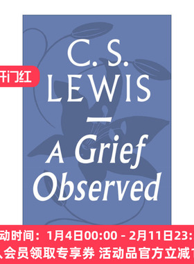 英文原版 A Grief Observed 卿卿如晤 C.S.路易斯 英文版 进口英语原版书籍