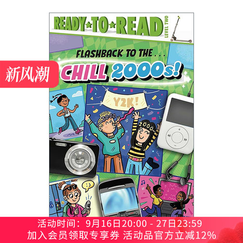 英文原版 Flashback to the Chill 2000s 闪现千禧年代 准备读分级2 英文版 进口英语原版书籍