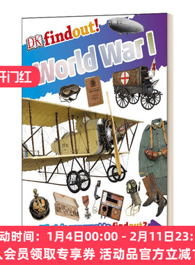英文原版 DKfindout World War I DK小发现 第一次世界大战 英文版 进口英语原版书籍